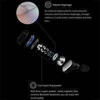 Q1 TWS Bluetooth 5.0 Binauraler Stereo-Wireless-Sport-Bluetooth-Kopfhörer