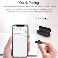 Q1 TWS Bluetooth 5.0 Binauraler Stereo-Wireless-Sport-Bluetooth-Kopfhörer