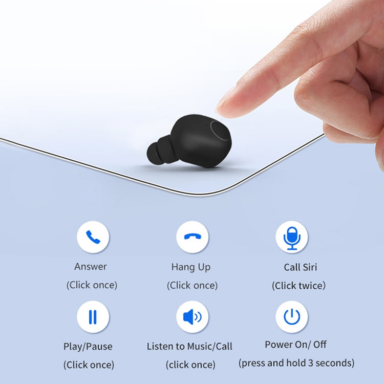 Q1 TWS Bluetooth 5.0 Binauraler Stereo-Wireless-Sport-Bluetooth-Kopfhörer
