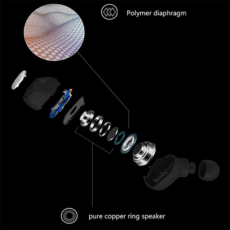 Q3 TWS Bluetooth 5.0 Binauraler Stereo-Automatisch passender kabelloser Bluetooth-Kopfhörer