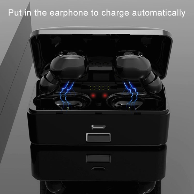 G10 TWS Bluetooth 5.0 Kabelloser Bluetooth-Kopfhörer mit Ladebox, unterstützt digitale Anzeige, HD-Anrufe und Powerbank, G10