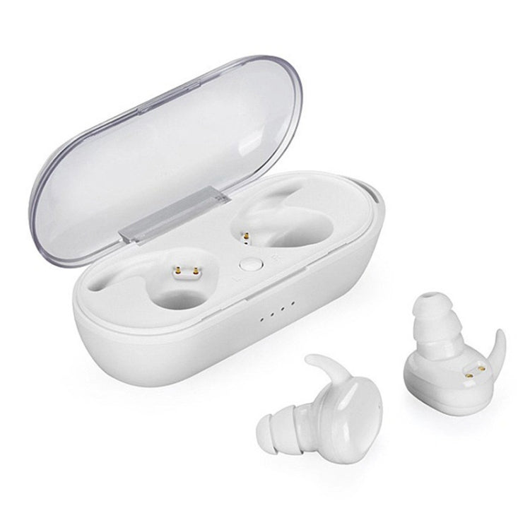 TWS-4 IPX5 Wasserdichter Bluetooth 5.0 Touch Wireless Bluetooth-Kopfhörer mit Ladebox, unterstützt HD-Anrufe und Sprachansagen, TWS-4