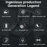 P100pro TWS Bluetooth 5.0 Touch Wireless Bluetooth-Kopfhörer mit Ladebox und LED-Smart-Digital-Display, unterstützt Siri und Anrufe