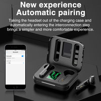 P100pro TWS Bluetooth 5.0 Touch Wireless Bluetooth-Kopfhörer mit Ladebox und LED-Smart-Digital-Display, unterstützt Siri und Anrufe
