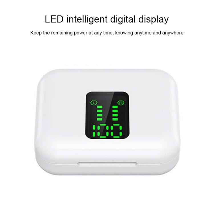 P100pro TWS Bluetooth 5.0 Touch Wireless Bluetooth-Kopfhörer mit Ladebox und LED-Smart-Digital-Display, unterstützt Siri und Anrufe