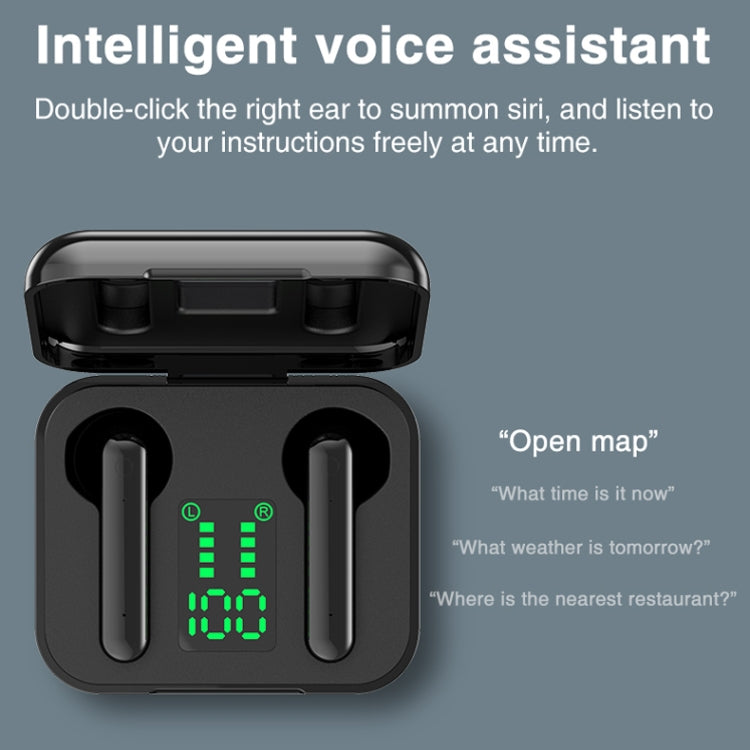 P100pro TWS Bluetooth 5.0 Touch Wireless Bluetooth-Kopfhörer mit Ladebox und LED-Smart-Digital-Display, unterstützt Siri und Anrufe
