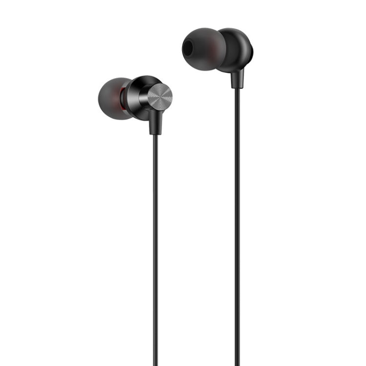 REMAX RM-560 Typ-C In-Ear-Stereo-Musikkopfhörer aus Metall mit Kabelsteuerung + Mikrofon, unterstützt Freisprechen, nicht für Samsung-Telefone