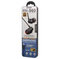 REMAX RM-560 Typ-C In-Ear-Stereo-Musikkopfhörer aus Metall mit Kabelsteuerung + Mikrofon, unterstützt Freisprechen, nicht für Samsung-Telefone