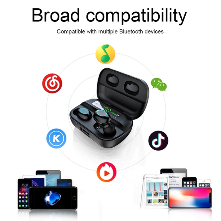 S11 TWS Touch Bluetooth-Kopfhörer mit magnetischer Ladebox, unterstützt LED-Leistungsanzeige mit drei Bildschirmen