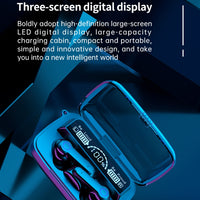 M19 Bluetooth 5.1 TWS Digitalanzeige Drahtloser Bluetooth-Kopfhörer mit Ladebox, unterstützt Touch & Siri & Batterieanzeige