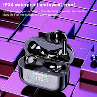 awei T29P Bluetooth V5.0 LED-Digitalanzeige Ture Wireless Sports IPX4 Wasserdichtes TWS-Headset mit Ladekoffer