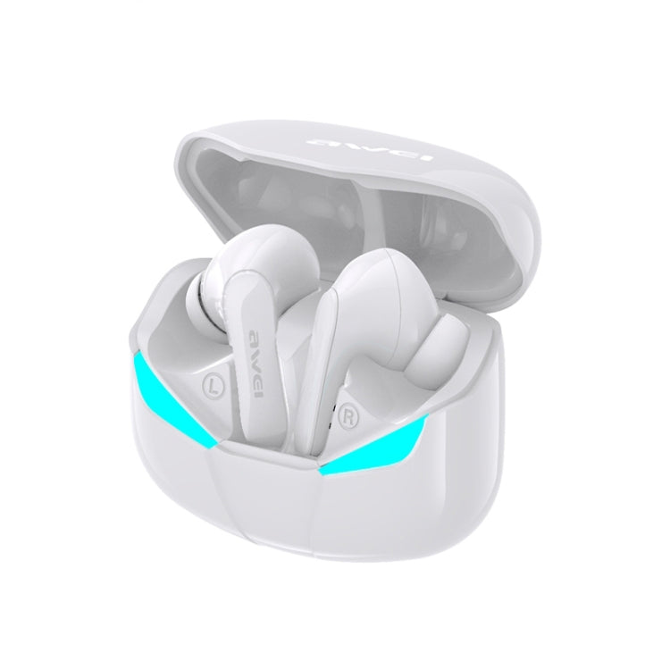 awei T35 Bluetooth V5.0 Ture Wireless Sportspiel Dual Mode IPX5 Wasserdichtes TWS-Headset mit Ladekoffer