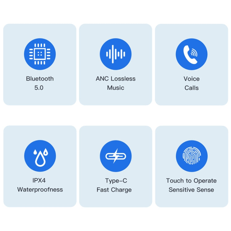 awei TA1 Bluetooth V5.0 Ture Wireless Sports ANC Noise Cancelling IPX4 Wasserdichtes TWS-Headset mit Ladehülle