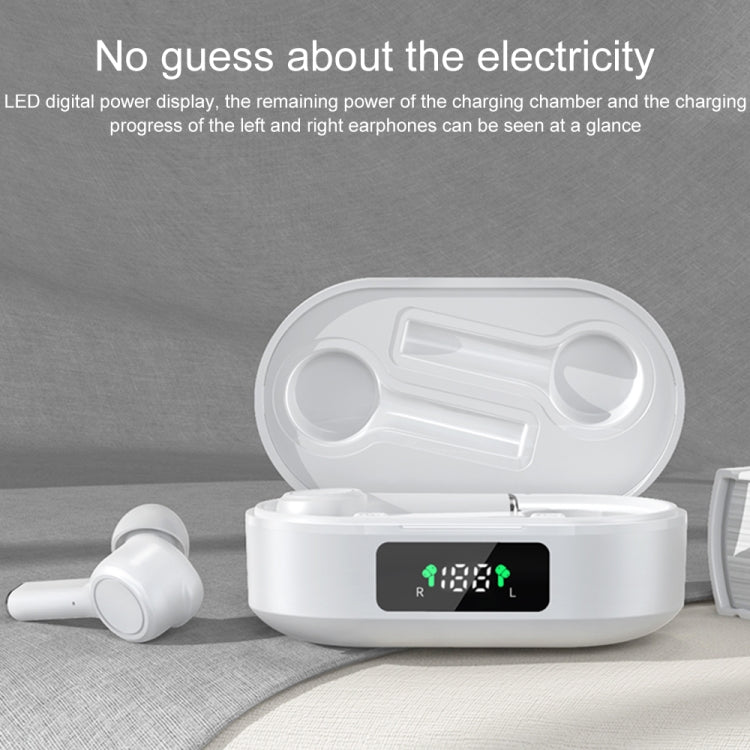 MI4 Bluetooth 5.0 LED-Digitalanzeige Intelligente Rauschunterdrückung Echter kabelloser Bluetooth-Kopfhörer