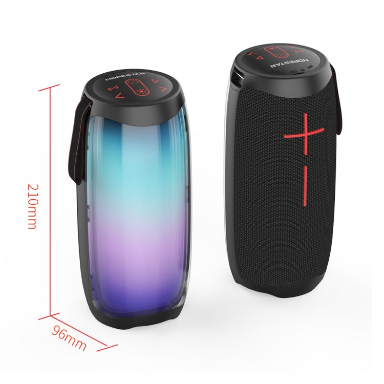 HOPESTAR P40 Bluetooth 5.0 Tragbarer, wasserdichter, kabelloser Bluetooth-Lautsprecher, P40 (Black), P40 (Blue)