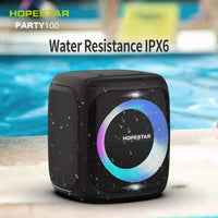 HOPESTAR Party100 Bluetooth 5.0 Tragbarer wasserdichter kabelloser Bluetooth-Lautsprecher mit mobiler Ladefunktion, Party100(Black), Party100(Green), Party100(Blue)