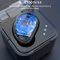 M-B8 Bluetooth 5.0 Mini unsichtbarer In-Ear-Stereo-Bluetooth-Kopfhörer mit Ladebox