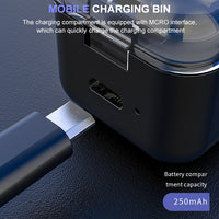 M-B8 Bluetooth 5.0 Mini unsichtbarer In-Ear-Stereo-Bluetooth-Kopfhörer mit Ladebox