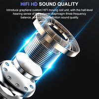M-B8 Bluetooth 5.0 Mini unsichtbarer In-Ear-Stereo-Bluetooth-Kopfhörer mit Ladebox