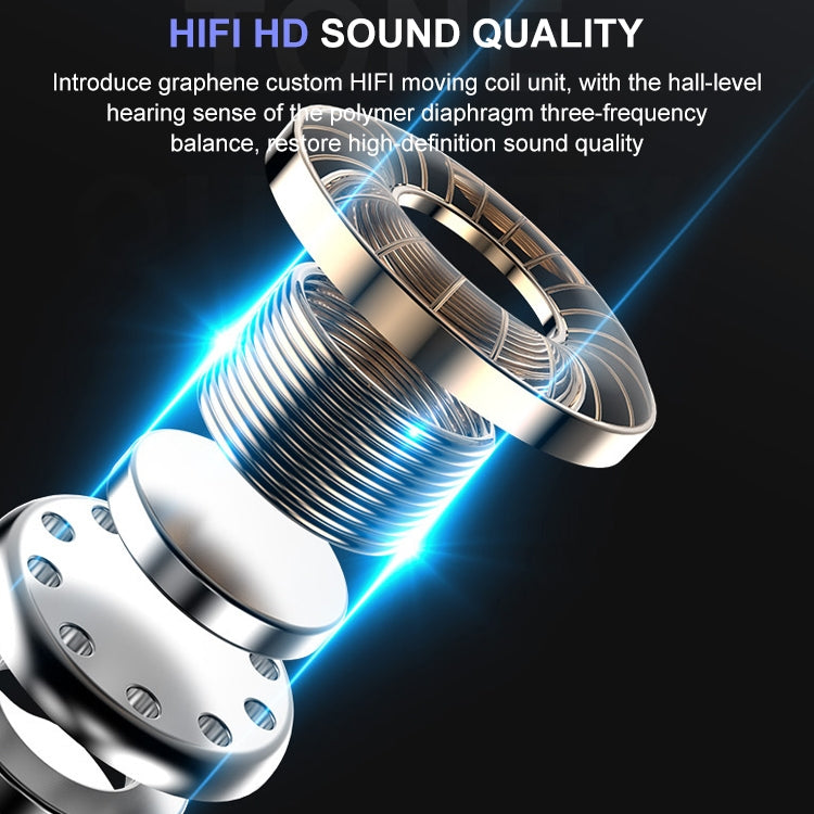 M-B8 Bluetooth 5.0 Mini unsichtbarer In-Ear-Stereo-Bluetooth-Kopfhörer mit Ladebox