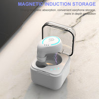 M-B8 Bluetooth 5.0 Mini unsichtbarer In-Ear-Stereo-Bluetooth-Kopfhörer mit Ladebox