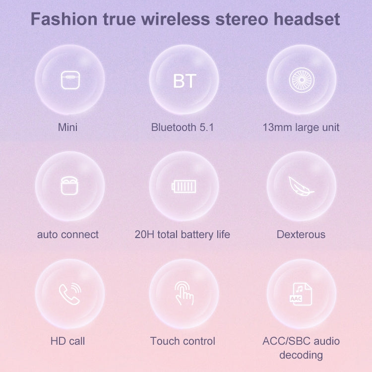 Mijiaer TN22 Bluetooth 5.1 Echter kabelloser Stereo-Bluetooth-Kopfhörer