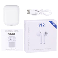 i12 TWS Bluetooth-Kopfhörer mit Ladebox, i12