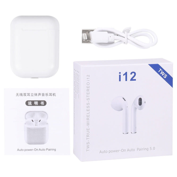 i12 TWS Bluetooth-Kopfhörer mit Ladebox, i12