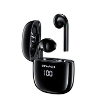 awei T28P Bluetooth V5.0 TWS Ture Wireless Sport-LED-Display-Headset mit Ladehülle