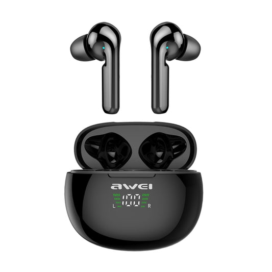 awei T15P Bluetooth V5.0 TWS Ture Wireless Sport-LED-Display-Headset mit Ladehülle, T15P