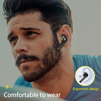 awei T15 TWS Bluetooth V5.0 Ture Kabelloses Sport-Headset mit Ladehülle, T15