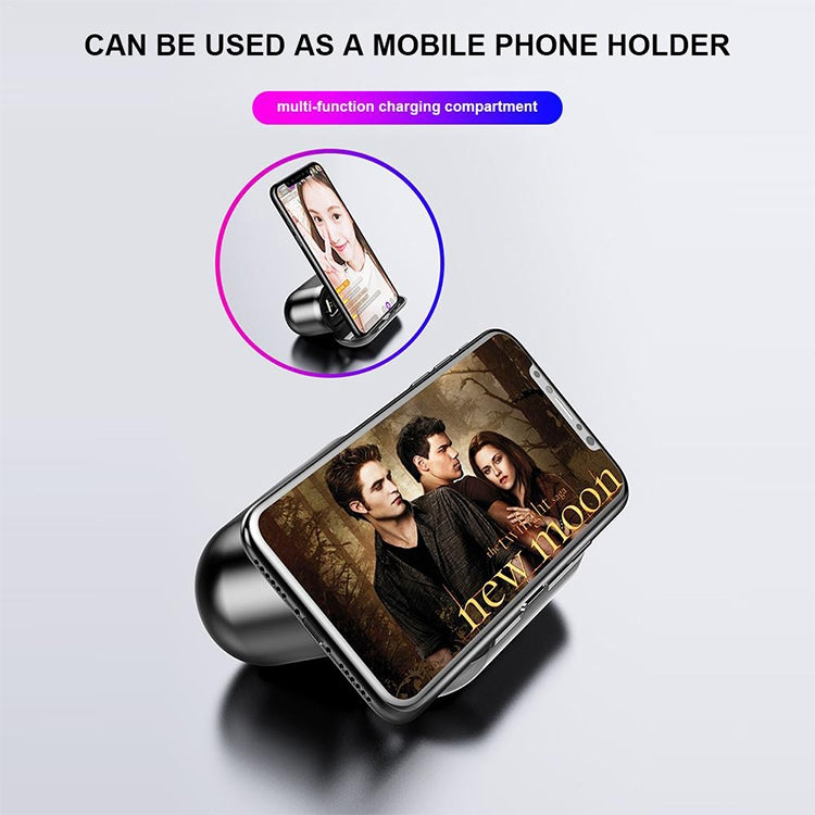 F9 TWS V5.0 Touch Control Binaurales kabelloses Bluetooth-Headset mit Ladeetui und Digitalanzeige, F9