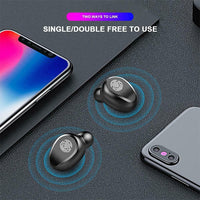 F9 TWS V5.0 Touch Control Binaurales kabelloses Bluetooth-Headset mit Ladeetui und Digitalanzeige, F9