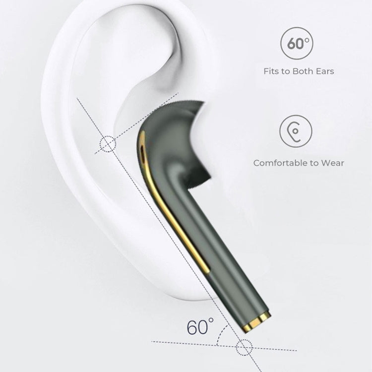 J18 Bluetooth 5.0 TWS Kabelloser binauraler Bluetooth-Kopfhörer mit Ladebox, J18 (Green), J18 (Rose Gold), J18 (White), J18 (Black)
