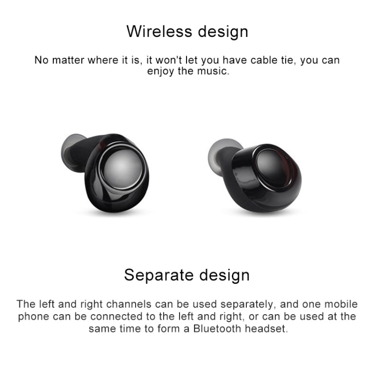 Schubladentyp S2 Ear-in TWS Bluetooth V5.0 Drahtlose Kopfhörer
