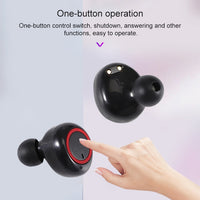 BTH-K08 TWS V5.0 Kabelloses Stereo-Bluetooth-Headset mit Ladehülle