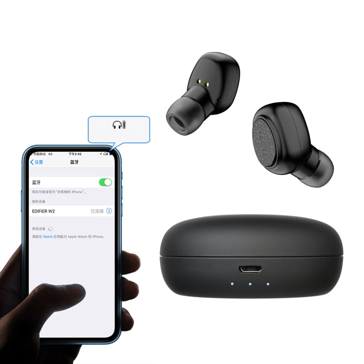 YH-03 TWS V5.0 Kabelloses Stereo-Bluetooth-Headset mit Ladehülle, unterstützt Sprachassistent