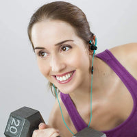Mucro Typ-C-Stecker-In-Ear-Sport-Ohrbügel-Stereokopfhörer mit Kabel für Jogging und Fitnessstudio, Type-C