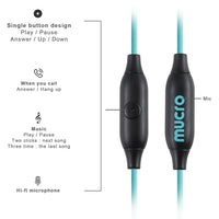 Mucro Typ-C-Stecker-In-Ear-Sport-Ohrbügel-Stereokopfhörer mit Kabel für Jogging und Fitnessstudio, Type-C