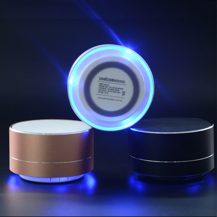 Tragbarer Mini-Bluetooth-Lautsprecher A10 mit integriertem Mikrofon und LED, unterstützt Freisprechanrufe und TF-Karte