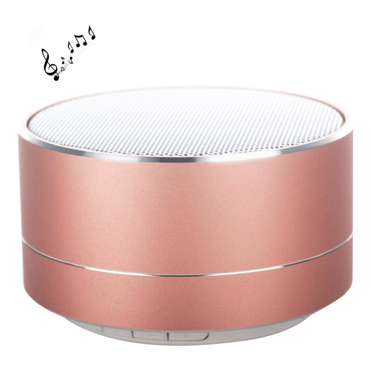 Tragbarer Mini-Bluetooth-Lautsprecher A10 mit integriertem Mikrofon und LED, unterstützt Freisprechanrufe und TF-Karte