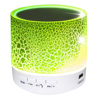 Tragbarer Mini-Bluetooth-Stereolautsprecher A9 Glare Crack mit LED-Licht, integriertem Mikrofon, Unterstützung für Freisprechanrufe und TF-Karte