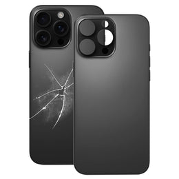 Für iPhone 16 Pro Einfacher Austausch der großen Kamera-Loch-Glas-Akkuabdeckung auf der Rückseite, For iPhone 16 Pro(Not Disassemble)