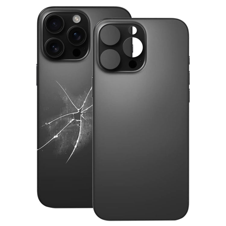 Für iPhone 16 Pro Einfacher Austausch der großen Kamera-Loch-Glas-Akkuabdeckung auf der Rückseite, For iPhone 16 Pro(Not Disassemble)