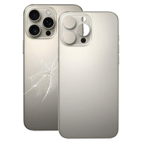 Für iPhone 16 Pro Einfacher Austausch der großen Kamera-Loch-Glas-Akkuabdeckung auf der Rückseite, For iPhone 16 Pro(Not Disassemble)