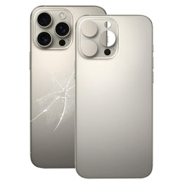 Für iPhone 16 Pro Einfacher Austausch der großen Kamera-Loch-Glas-Akkuabdeckung auf der Rückseite, For iPhone 16 Pro(Not Disassemble)