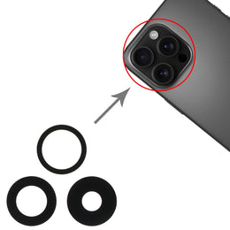 Für iPhone 16 Pro / 16 Pro Max 3 in 1 Rückkameraobjektiv, For iPhone 16 Pro / 16 Pro Max