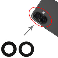 Für iPhone 16 / 16 Plus 2 in 1 Rückkameraobjektiv, For iPhone 16 / 16 Plus
