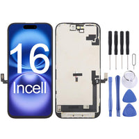 Für iPhone 16 HD+ Incell-LCD-Bildschirm mit vollständiger Digitizer-Montage, For iPhone 16(HD+ incell)