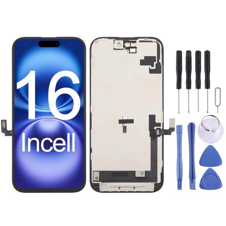 Für iPhone 16 HD+ Incell-LCD-Bildschirm mit vollständiger Digitizer-Montage, For iPhone 16(HD+ incell)